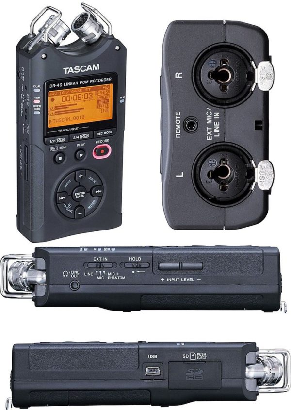 TASCAM DR-40 Portable Recorder