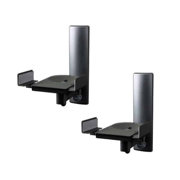 B-Tech BT77 Ultragrip Pro Side-Clamping Loudspeaker Wall Mount - Black (pair)