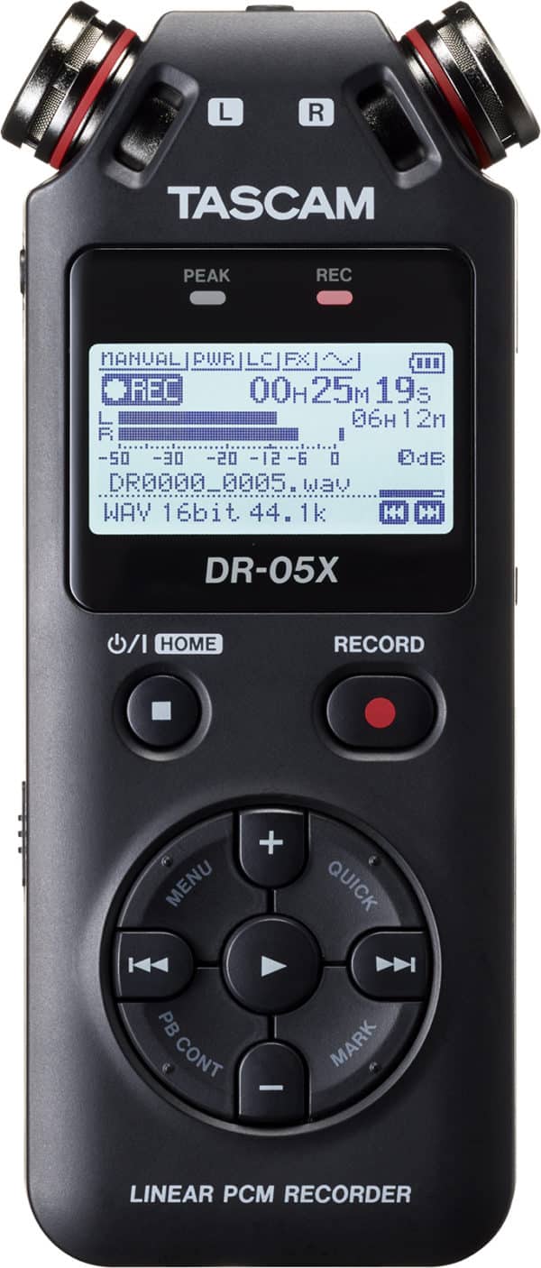 Tascam DR-05X Portable MP3/WAV Recorder