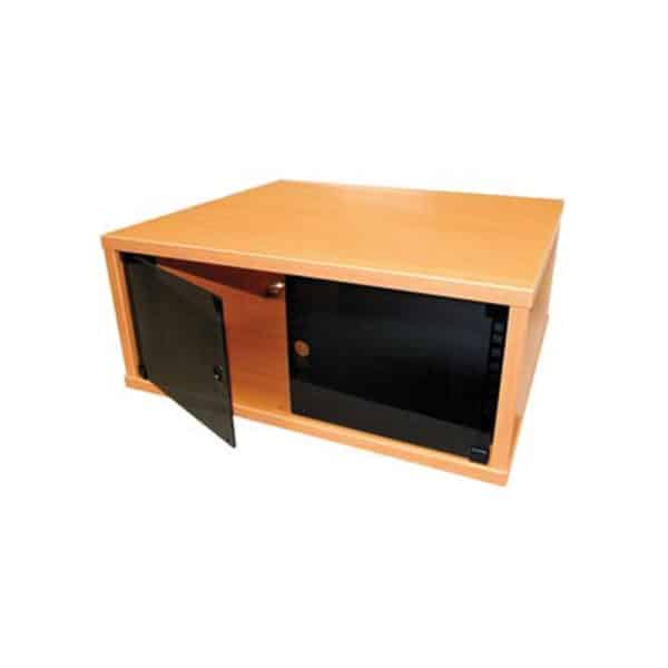 Credenza CZ4R-450 Beech Rack Unit, 4U, 450MM Deep