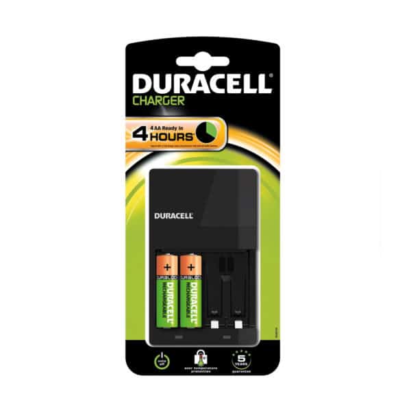 Duracell Rechargable Batteries + Charger