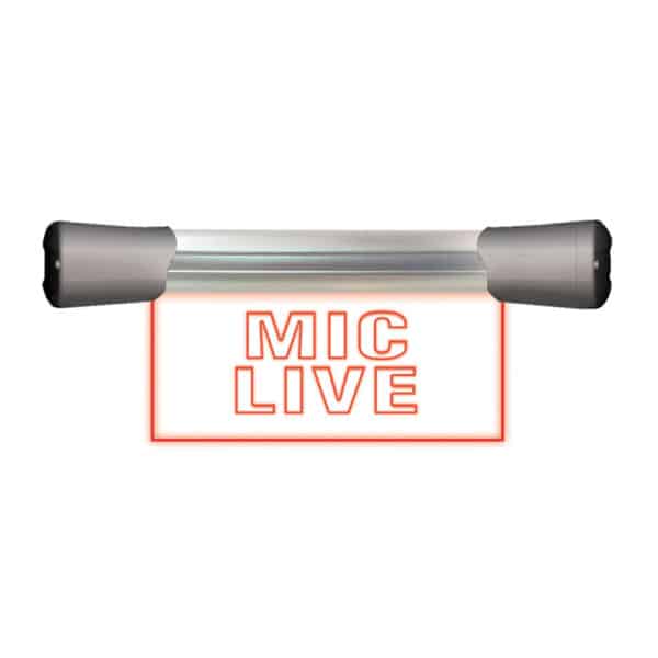 Studio Illuminated Sign "MIC LIVE"