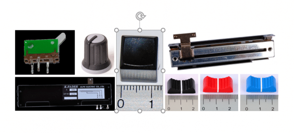 D&R Airmate-USB Sparepartskit SMD (Pots, switches, knobs, ic's, faders etc. etc.)