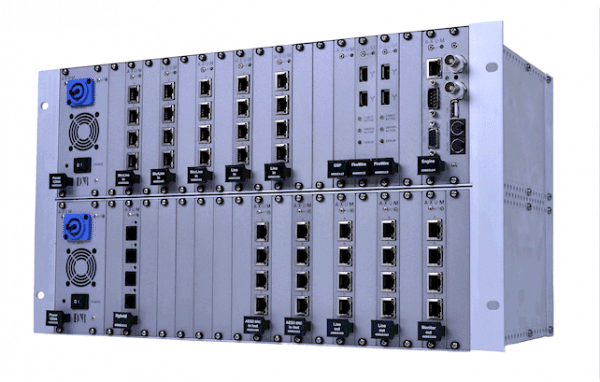 D&R AXITE RACK TWO 19" Rack 2x3HE for 42 I/O CARD positions