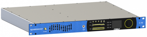 Aqua Broadcast Cobalt C-10 Digital FM Transmitter 10W - DDS Exciter, Stereo Enc., AES/EBU, MPX, RDS
