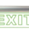 Sonifex LD-40F1EXIT LED Single Flush Mounting 40cm EXIT sign - Image 2