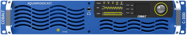 Aqua Broadcast Cobalt C-300 Digital FM Transmitter 300W - DDS Exciter, Stereo Enc AES/EBU, MPX