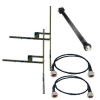 Label DH2S10 FM antenna system, 2 dipoles WB, steel, gain 5dBd, power 10KW, conn. In 1+5/8" - Image 2