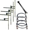 Label DP4M2 FM Antenna System 4xDipole WB Alu, 2kW, 8 dB, conn7/16" incl. splitter and jumper cable - Image 3