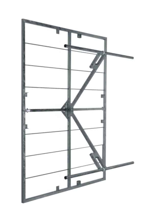 Label PT4F5 FM antenna system, 4 panels WB, steel, gain 13dBd, power 5KW, conn In 7/8"