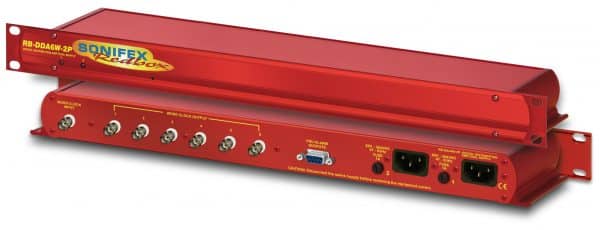 Sonifex RB-DDA6W-2P 6 Way Word Clock Distribution Amplifier with Dual Power Supplies