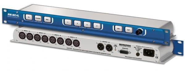 Sonifex RM-MC4L Monitor Controller 4 Stereo Inputs With Light Control